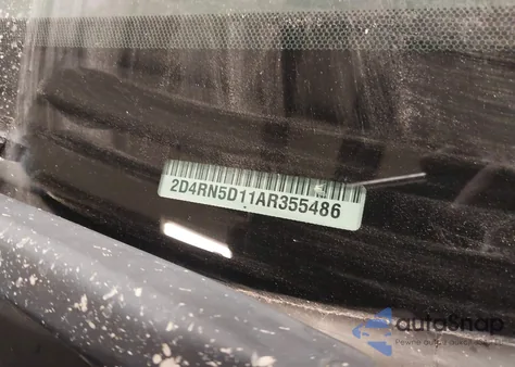 2010 Dodge Grand Caravan Sxt z USA, uszkodzony, nr VIN 2D4RN5D11AR355486